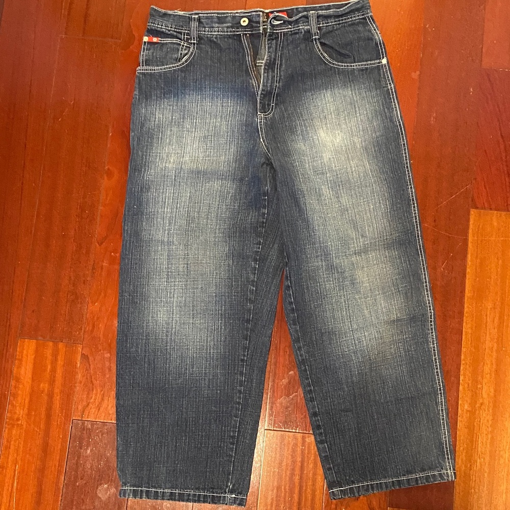 Vintage South Pole Men's Relaxed Blue Jeans